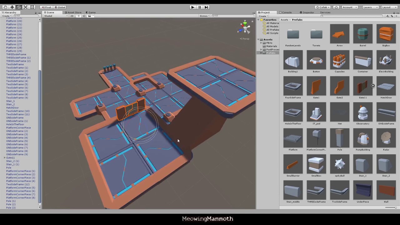 Scifi Modular Environment - lowpoly