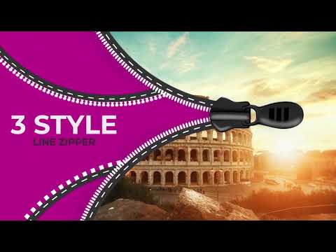 Zipper Pack Transitions | Editor Premiere Pro Templates