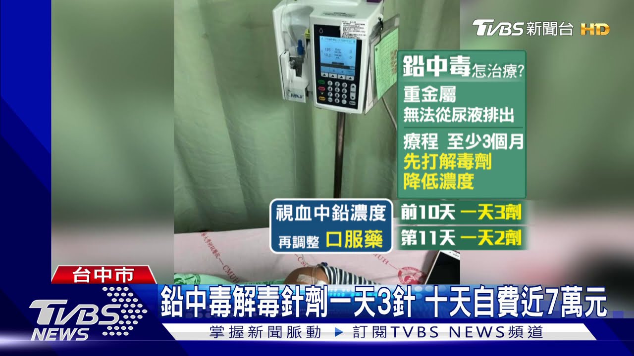 鉛中毒受害者已逾20人 中市府打團體訴訟