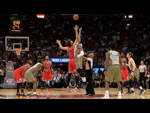 Hassan Whiteside vs Bulls (10/11/2016) - 20 Pts, 20 Rebs, 3 Blocks!