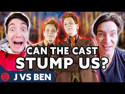 J vs Ben vs The CAST of Harry Potter!
