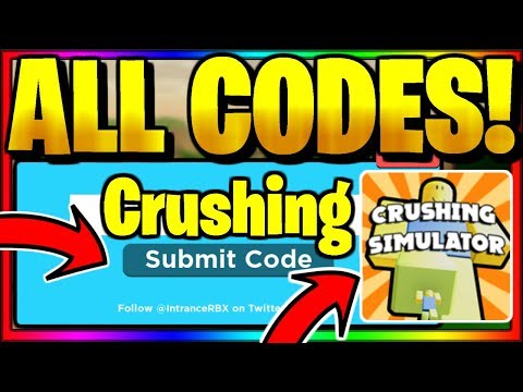 *ALL* NEW SECRET OP WORKING CODES! Roblox 🦖Crushing Simulator🐘