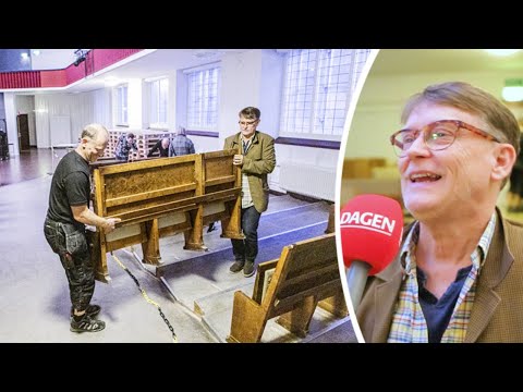 Stort intresse för Filadelfias bänkar