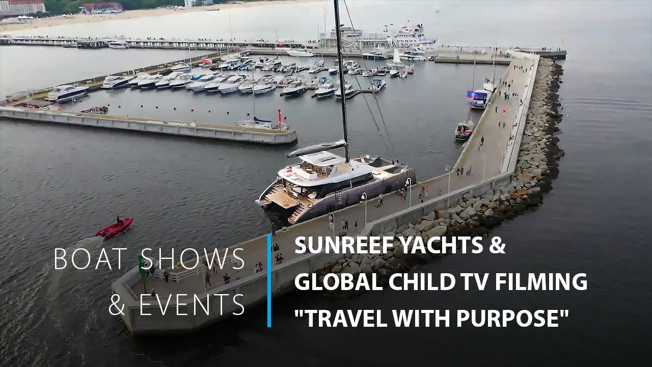 Sunreef Yachts hosts Miss World Karolina Bielawska & Global Child TV on board Sunreef 80