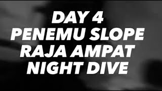 Day 4, Penemu Slope, Raja Ampat, Night Dive