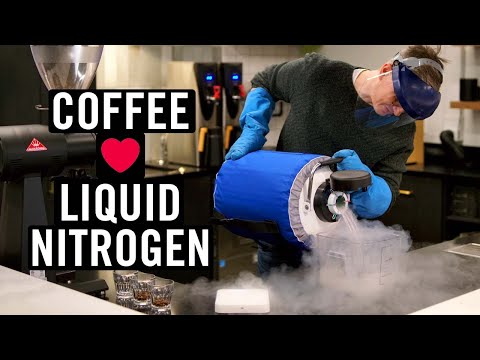 Mixing Coffee Beans and Liquid Nitrogen - A Surprisingly Good Idea