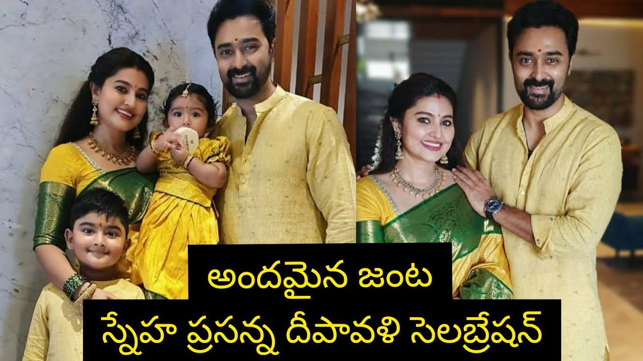 Actress Sneha Prasanna Diwali Celebrations |Creative Gallery