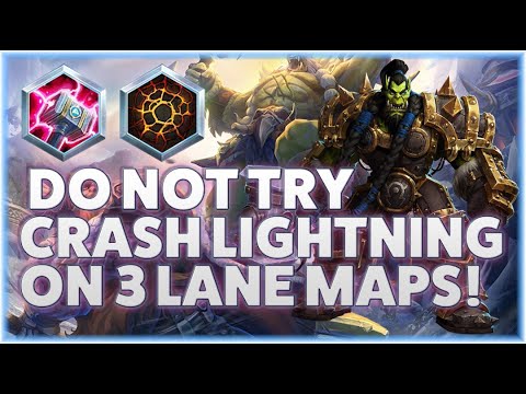 Thrall Earthquake - DO NOT TRY CRASH LIGHTNING ON 3 LANE MAPS! - Grandmaster Storm League