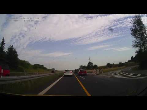 Czech Republic. Motorway D7, Prague-Ruzyně-north (construction planned) — Knovíz, 2017, 4x