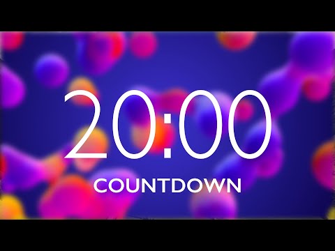 20 Minute Timer with Relaxing Music and Alarm