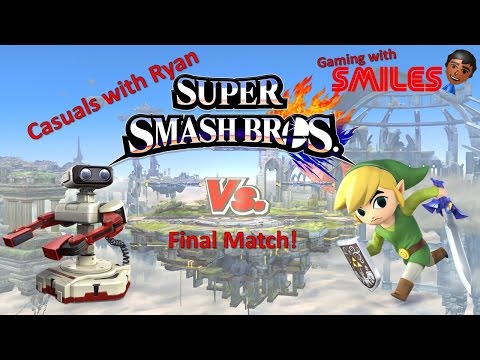 SSB4 Casuals (Final Match): ROB (Smiles) vs. Toon Link (Ryan)
