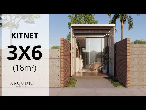 TINY HOUSE 3X6 | SMALL AND MODERN HOUSE | STUDIO 3X6 | LOFT 3x6 FOR RENT | TINY HOUSE ECONOMIC