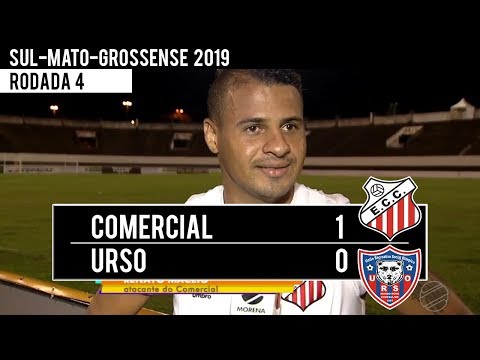 GOL: COMERCIAL 1x0 URSO - CAMPEONATO SUL-MATO-GROSSENSE 2019 - 30/01/2019