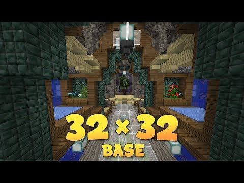 Insane 32x32 Minecraft Faction Base Tour! (w/ Schematic)