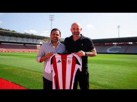 Présentation du nouvel entraineur ajaccien Mathieu Chabert