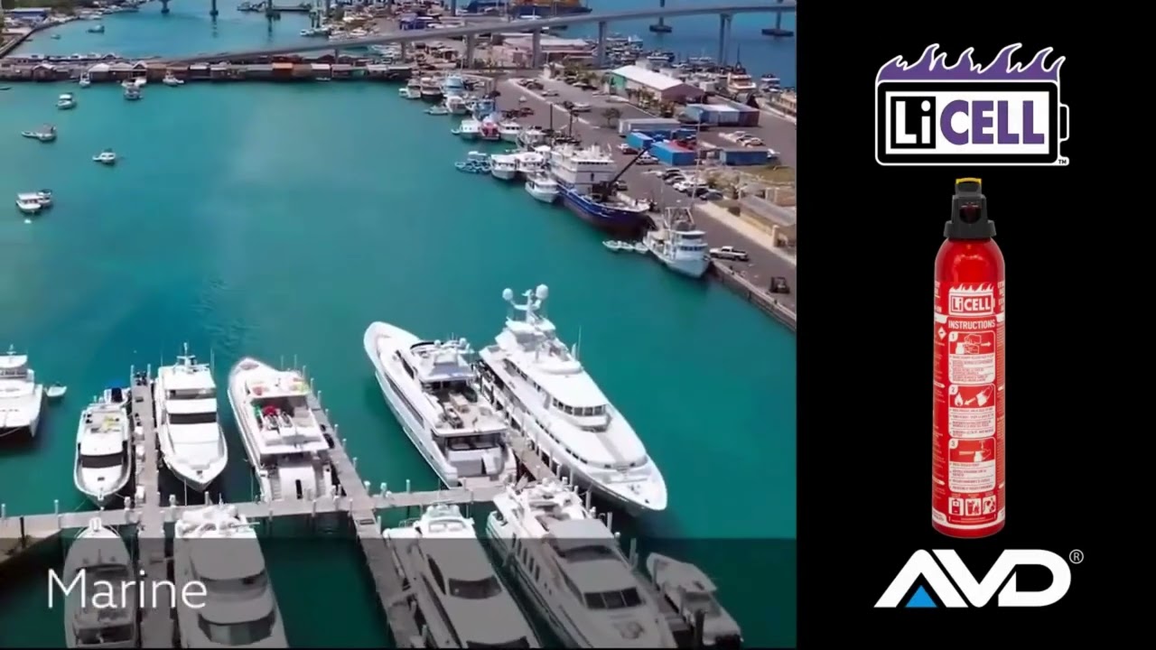 LiCELL - Lithium Battery Portable Fire Extinguisher