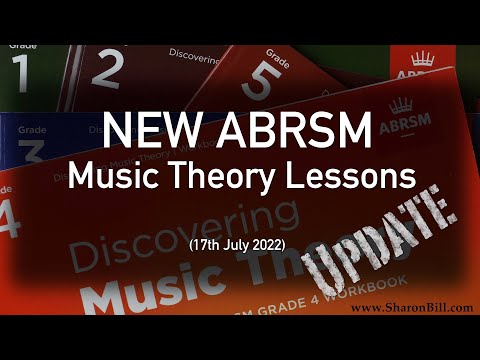 New ABRSM Music Theory Lessons - with Sharon Bill