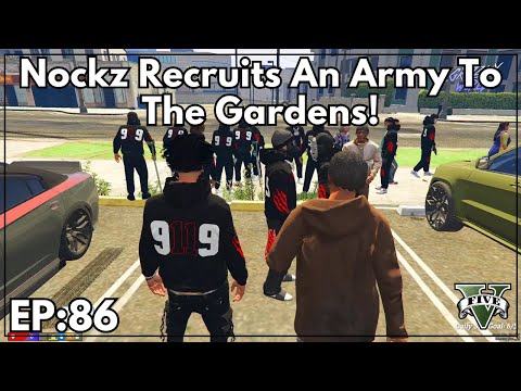 Nockz Recruits An Army To The Gardens! | Grizzley World Whitelist