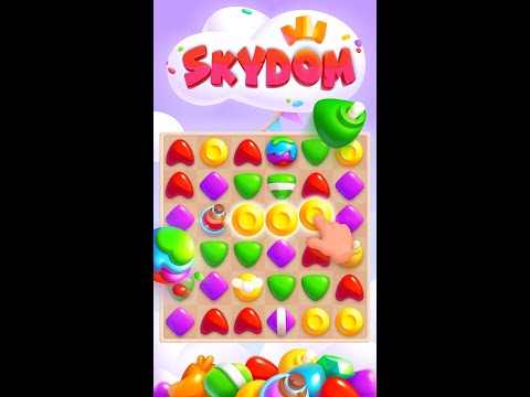 Skydom Game Trailer [EN-Vertical] Play Best Match 3 Now!