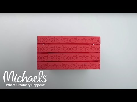 DIY Milk Painted Wood Crate | Michaels