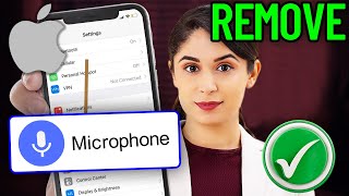 How To Remove Blue Microphone icon on iPhone 2024