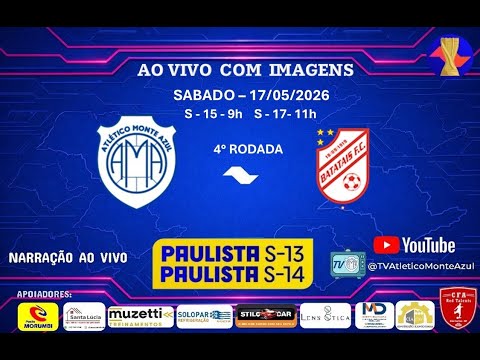 CAMPEONATO PAULISTA SUB 13 E SUB 14 - MONTE AZUL X BATATAIS