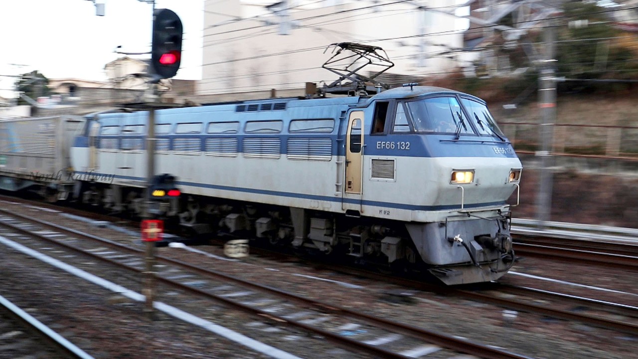 【EF66】山陽本線 西条駅 セノハチの補機 EF210解放 / JR貨物