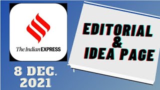 8th December 2021 | Gargi Classes Indian Express Editorial Analysis/Discussion