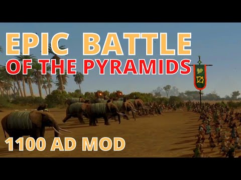 EPIC BATTLE OF THE PYRAMIDS - 1100 AD Mod Total War: Rome 2 - Makuria Vs. Fatimid Caliphate