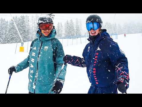 I Went Skiing With An Olympic Athlete!