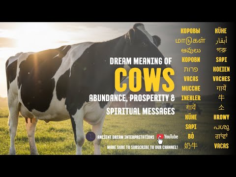 Dream Meaning of Cows 🐄 | Abundance, Prosperity & Spiritual Messages
