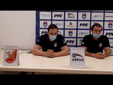 ARKUS liga 5. kolo / RK Partizan - RK Crvenka / Izjave aktera meca nakon utakmice