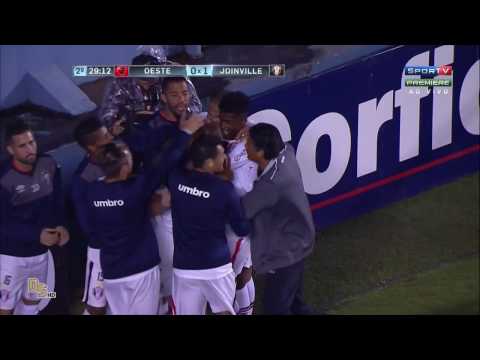 Gols - Oeste 0 x 2 Joinville - Brasileirão 2016 Série B