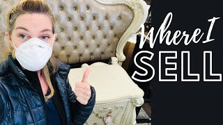 FLIPPING FURNITURE: SELLING ON FACEBOOK MARKETPLACE VS ANTIQUE MALL