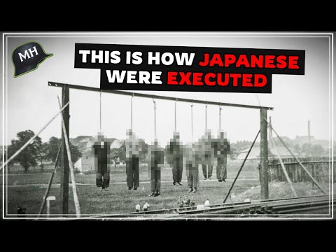 This is how Japanese SOLDIERS were EXECUTED at the Tokyo Trials AFTER WWII!