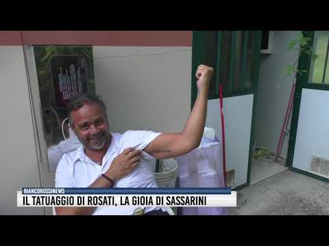 Il tatuaggio di Rosati, la gioia di Sassarini