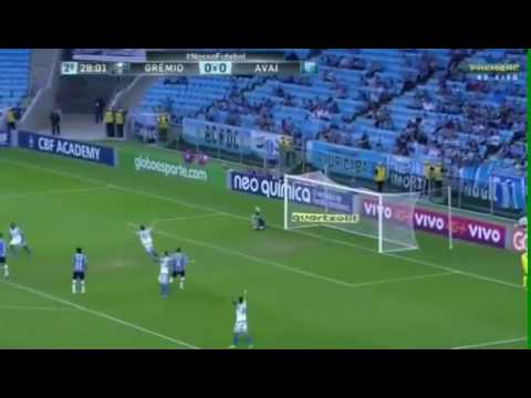 Grêmio x Avaí 09/07/2017 gol Simião