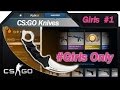 Подборка выпадения ножей в CS:GO #Girls Only 