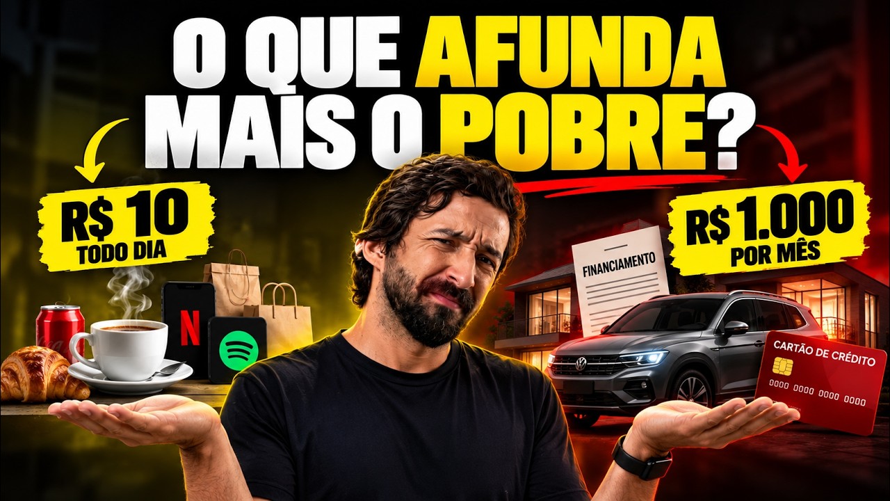 O que deixa o POBRE MAIS POBRE: Gastos PEQUENOS ou GRANDES?