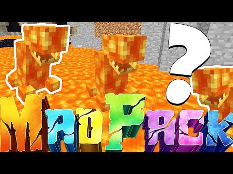 JeromeASF - LAVA MONSTERS ARE OVERPOWERED - MINECRAFT MAD PACK CHALLENGE SURVIVAL #3 | JeromeASF