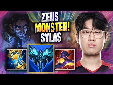 ZEUS IS A MONSTER WITH SYLAS! - T1 Zeus Plays Sylas TOP vs Gnar! | Season 2022