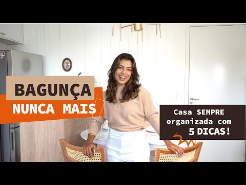 5 simple tips to keep your home organized.