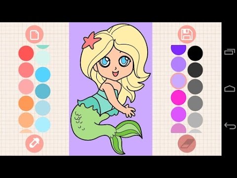 girl coloring обзор игры андроид game rewiew android