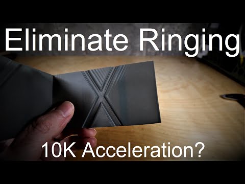 Eliminate Ringing at 10,000 mm Acceleration with Input shaping?