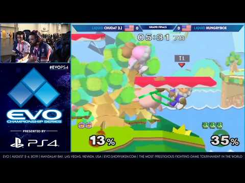 【EVO 2019】Super Smash Bros  Melee  ～ ChuDat vs Hungrybox：Grand Final