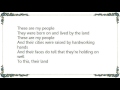 Johnny Cash - These Are My People Lyrics