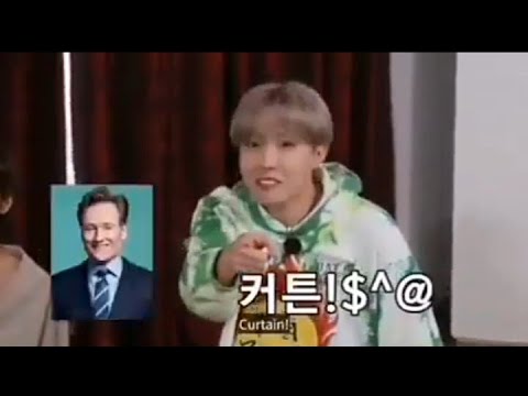 Run BTS! was showed on The Conan Show | OMG! HOBIIIIII