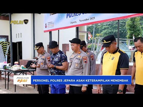PERSONEL POLRES JEPARA ASAH KETERAMPILAN MENEMBAK BAGIAN DARI PENINGKATAN KESIAPSIAGAAN