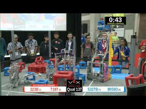 2015 VRC Math Q137 - 323B 7187 vs 5327B 8059D - 64 to 40 - VEX Worlds 2015 - Math Division