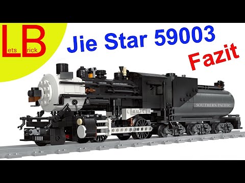 JIE STAR 59003 CN5700 Steam Locomotive – 1,136-Piece Building Block Model Video Preview